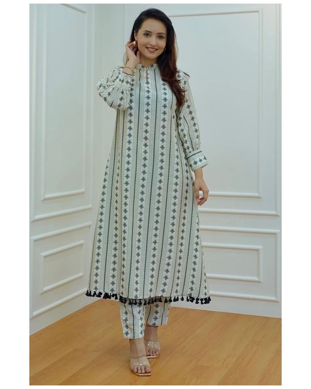 Belle Chic 2 Pcs Pattern Printed Suit