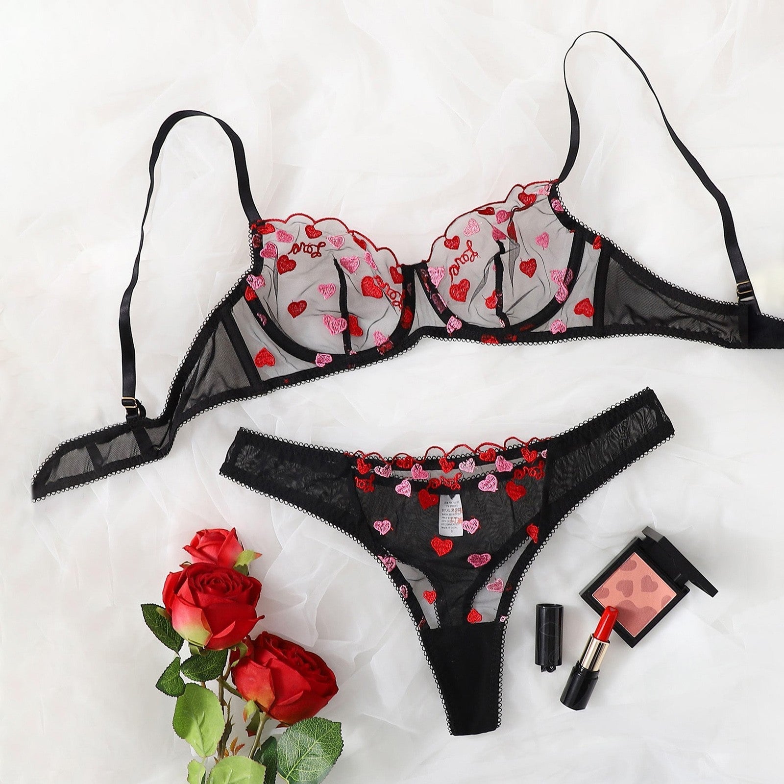 Charlotte Two Piece Valentine Lingerie