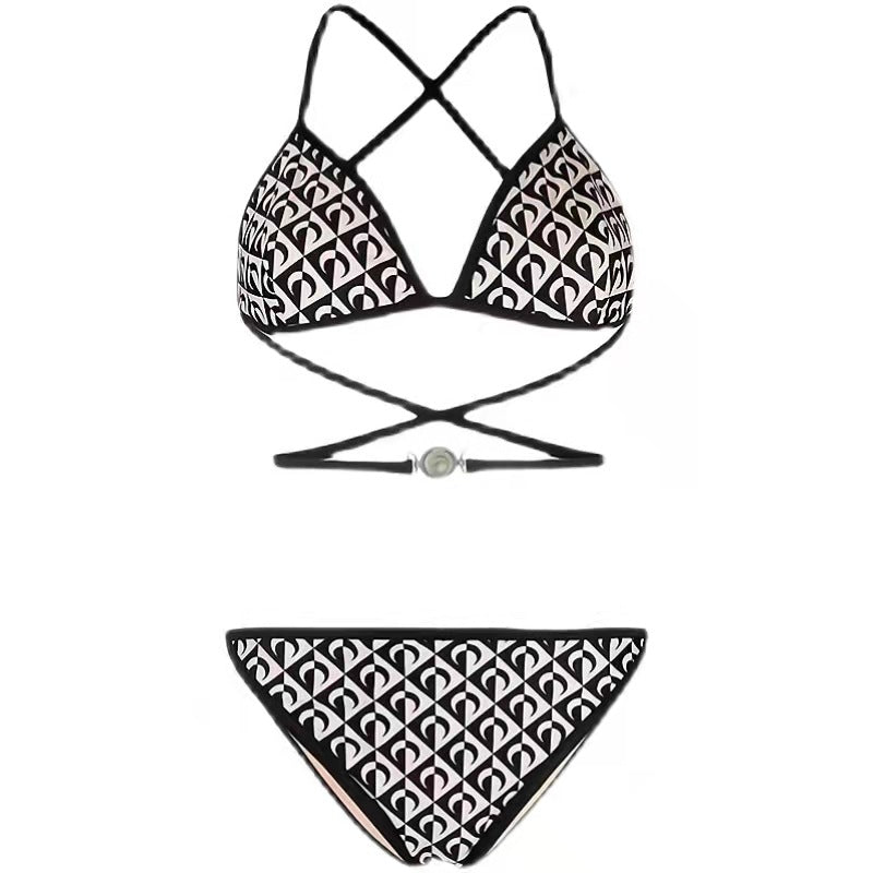 Two Piece Bikini With Waist Tie By Sinderella